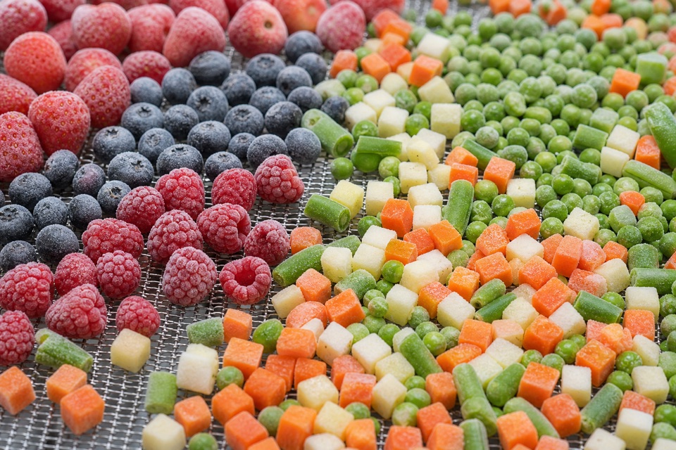 Individually quick frozen food