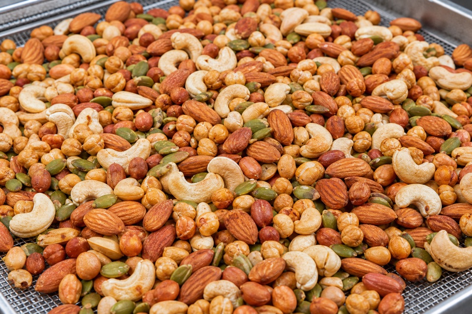 Roasted nuts and seeds
