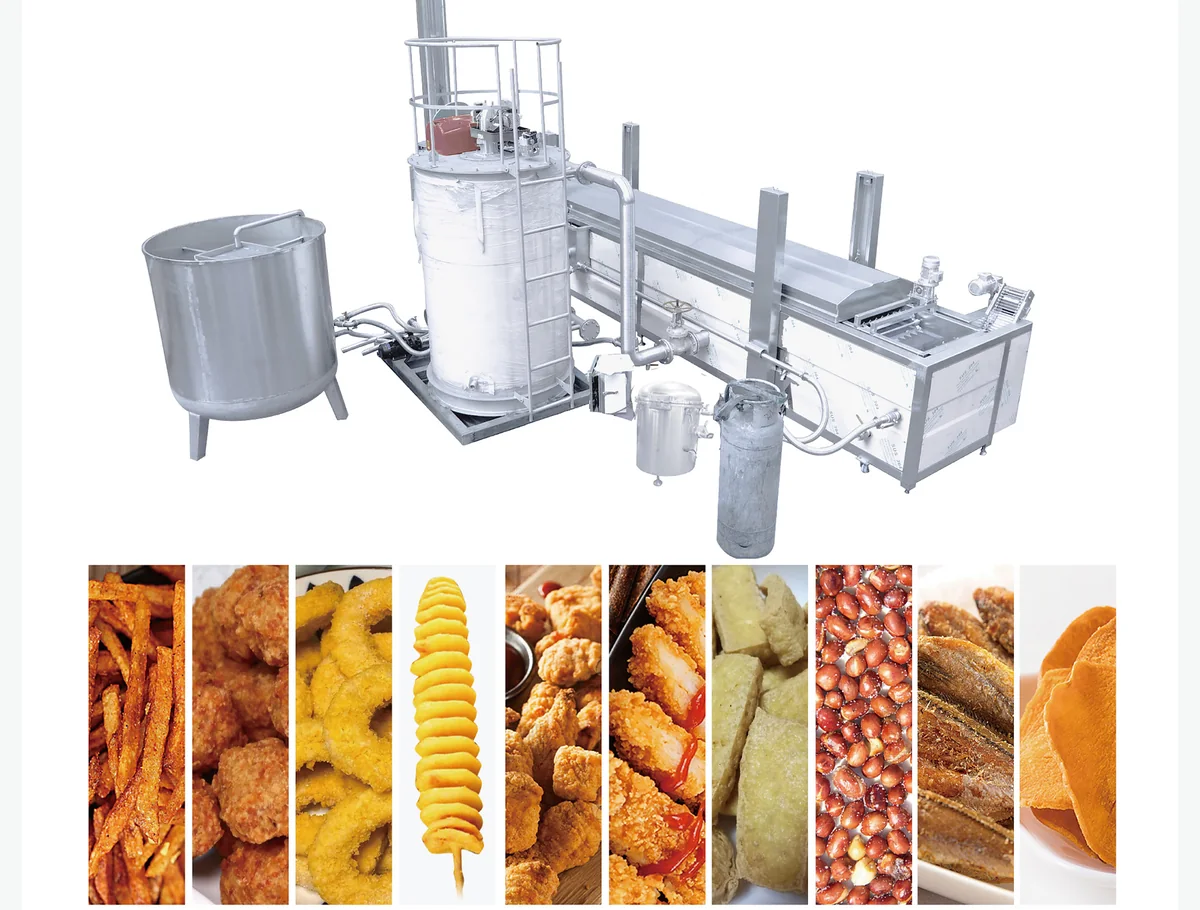 Continuous fryer