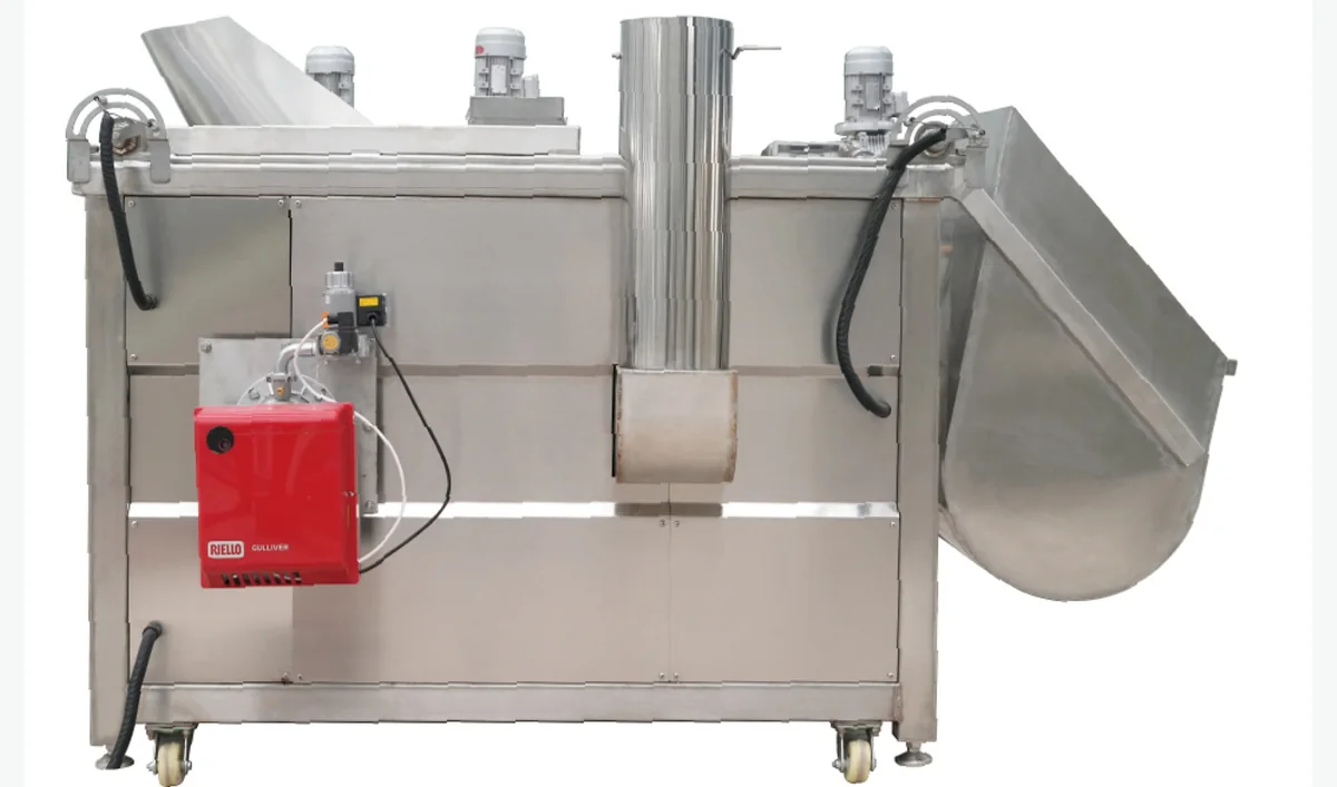 Round Pot Stirring Fryer for food processing