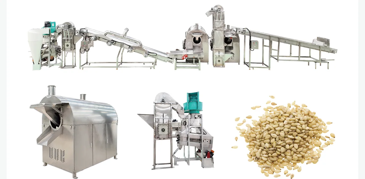 Sesame & Nut Roasting Line food processing equipment